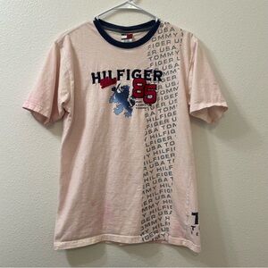 Tommy Hilfiger 85 graphic tee stained pink xl